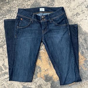 Size 27 Hudson Slim Boot cut / straight leg jeans